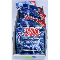 BOX OF TANGY ZANGY SOUR BLUE RASPBERRY TWISTIES