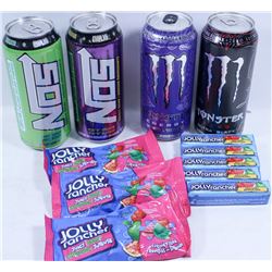 BOX OF ASSORTED JOLLY RANCHEERS