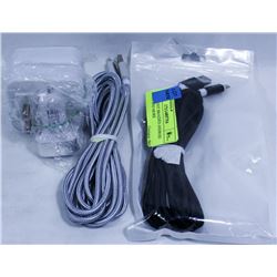 TWO 10 FOOT BRAIDED ANDROID CORDS AND MORE