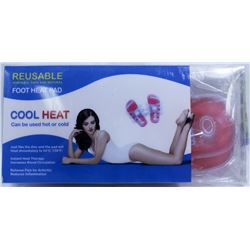 PAIR OF NEW COOL HEAT FOOT HOT / COLD PADS - JUST