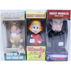 LOT OF 3 FUNKO POPS WACKY WOBBLERS