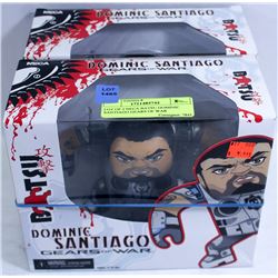 LOT OF 2 NECA BATSU DOMINIC SANTIAGO GEARS OF WAR