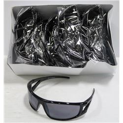 BOX OF BLACK DESIGNER 400 UV PROTECTION SUNGLASSES