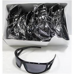 BOX OF BLACK DESIGNER 400 UV PROTECTION SUNGLASSES