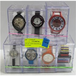 LOT OF 7 NEW SHAGWEAR WATCHES