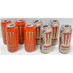 BOX OF 8 CANS OF MONSTER PUNCH ENERGY DRINKS