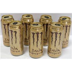 BOX OF 7 CANS OF JAVA MEAN BEAN ENERGY DRINKS