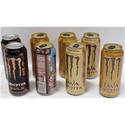 BOX OF 8 ASSORTED FLAVORED ENERGY DRINKS
