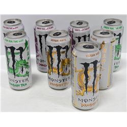 BOX OF 8 ASSORTED FLAVORED ENERGY DRINKS