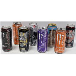 BOX OF 8 ASSORTED FLAVORED ENERGY DRINKS