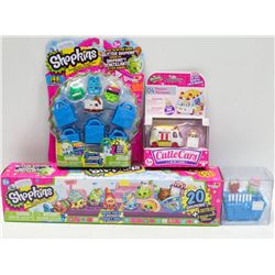 LOT OF ASSORTED NEW IN BOX SHOPKINS TOYS