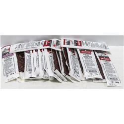 BAG OF MCSWEENY'S  BEEF STEAK STRIPS, ASSORTED