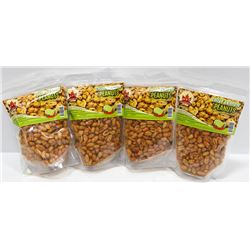 LOT OF 4 BAGS KFI PEANUTS - CHILI LEMON FLAVOR