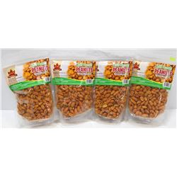 LOT OF 4 BAGS KFI PEANUTS - CHILI MASALA FLAVOR