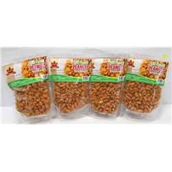 LOT OF 4 BAGS KFI PEANUTS - CHILI MASALA FLAVOR
