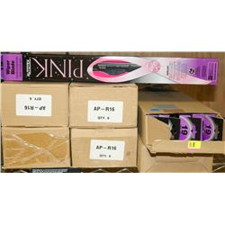 6 CASES OF 16" AND 19" PINK WIPER BLADES