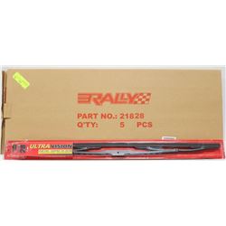 PACK OF 5 NEW 28" ULTRA VISION WIPER BLADES
