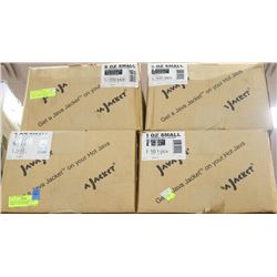 4 CASES OF 1500 OZ JAVA JACKETS