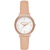 Image 1 : MICHAEL KORS CINTHIA ROSE GOLD-TONE & NUDE LEATHER