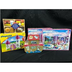 TOYS INC. MELISSA & DOUG FOOD GROUPS, PLAYMOBIL CASTLE, NOAH'S ARK SET AND MORE