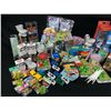 Image 2 : LARGE ASSORTMENT OF SMALLER TOYS INC. BRAIN GAMES, "POPPOPS SNOTZ", BUBBLES, WIND UP CARS AND MORE