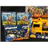 Image 2 : ASSORTED PLAYMOBILE TOYS INC. TELE-CRANE, KNIGHTS SET, OLD FASHIONED BUGGY AND MORE