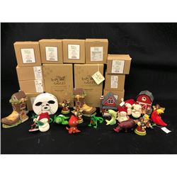 LARGE QUANTITY OF ASSORTED CHRISTMAS AND HOUSEHOLD DECORATIONS, MOSTLY  HOME GROWN  BY ENESCO AND