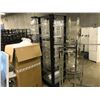 Image 2 : ASSORTMENT OF MOBILE AND ROTATING RETAIL DISPLAY UNITS, METAL CLOTHING RACKS AND NEW RETAIL DISPLAY