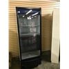 Image 2 : KOOLAIRE MODEL 2660 RETAIL GLASS FRONT ADJUSTABLE SHELF FRIDGE, NOT TESTED, CRACKED GLASS