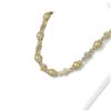 Image 2 : 18 ctw Diamond and Pearl Necklace 18K Yellow Gold