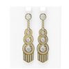 Image 1 : 6.09 ctw Diamond Earrings 18K Yellow Gold