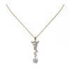 Image 2 : 2.2 ctw Diamond Designer Necklace 18K Yellow Gold