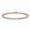 Image 1 : 9 ctw Oval Cut Diamond Designer Bracelet 18K Rose Gold