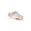 Image 2 : 0.9 ctw Certified VS/SI Diamond Ring 18K Rose Gold