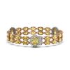 Image 2 : 27.35 ctw Citrine & Diamond Bracelet 14K Rose Gold