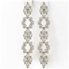 Image 2 : 5.6 ctw Marquise Cut Diamond Designer Earrings 18K Yellow Gold