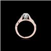 Image 2 : 1.5 ctw Certified Diamond Solitaire Ring 10K Rose Gold