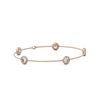 Image 1 : 3.75 ctw Diamond Station Bracelet 18K Rose Gold