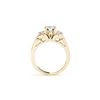 Image 2 : 1.2 ctw VS/SI Diamond 3 Stone Ring 18K Yellow Gold