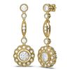 Image 2 : 2.19 ctw Diamond Earrings 18K Yellow Gold