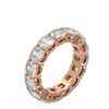 Image 1 : 7.8 ctw Cushion Diamond Ring 18K Rose Gold