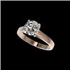 Image 1 : 2 ctw Certified Quality Diamond Engagement Ring 10K Rose Gold