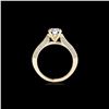 Image 2 : 1.6 ctw Certified Diamond Solitaire Ring 10K Yellow Gold