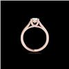 Image 2 : 1.5 ctw Certified Diamond Solitaire Ring 10K Rose Gold