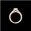 Image 2 : 1.32 ctw Certified Diamond Solitaire Ring 10K Yellow Gold