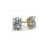 Image 1 : 1.02 ctw Oval Cut VS/SI Diamond Stud Designer Earrings 14K Yellow Gold