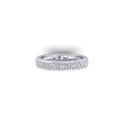 1.33 ctw Certified VS/SI Diamond Eternity Band 14K White Gold