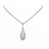 Image 1 : 3.42 ctw Diamond Necklace 18K Rose Gold