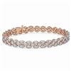 Image 1 : 16 ctw Marquise Diamond Designer Bracelet 18K Rose Gold
