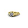 Image 2 : 1 ctw Solitaire Certified VS/SI Diamond Ring 14K Yellow Gold